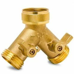 Buy ✔️ Morvat Brass Garden Hose Splitter, Heavy-Duty 2-Way Hose Connector Fitting (4-Pack) 👏 -Miracle-Gro Sales Store morvat hose connectors mor bconnector 2 4pack a 1f 1000