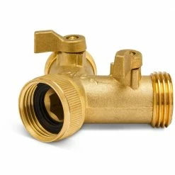 Buy ✔️ Morvat Brass Garden Hose Splitter, Heavy-Duty 2-Way Hose Connector Fitting (4-Pack) 👏 -Miracle-Gro Sales Store morvat hose connectors mor bconnector 2 4pack a 4f 1000