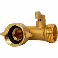 Deals 🌟 Morvat 90-Degree Solid Brass Garden Hose Elbow Connector with On/Off Shutoff Valve 😍 -Miracle-Gro Sales Store morvat hose connectors mor belbow 2 a 1f 1000