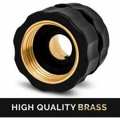 New 👍 Morvat Brass Quick Connect Hose Connector Set, Easily Add Attachments to Garden Hose (Pack of 6) 🧨 -Miracle-Gro Sales Store morvat hose connectors mor bhoseconnector 6pack a 1f 1000