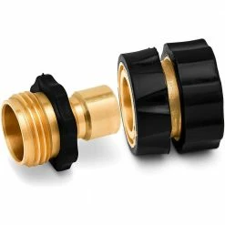 New 👍 Morvat Brass Quick Connect Hose Connector Set, Easily Add Attachments to Garden Hose (Pack of 6) 🧨 -Miracle-Gro Sales Store morvat hose connectors mor bhoseconnector 6pack a fa 1000