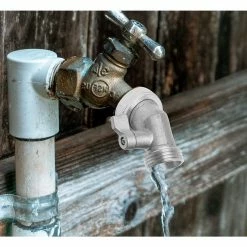 Budget ❤️ Morvat 45-Degree Nickel Plated Brass Garden Hose Elbow Connector with On/Off Shutoff Valve 😍 -Miracle-Gro Sales Store morvat hose connectors mor np belbow 1 a 1f 1000
