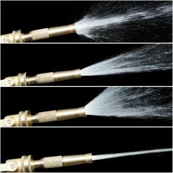 Best Sale 🔥 Morvat Solid Brass Heavy-Duty Twist Garden Hose Nozzle, Adjustable Power Sprayer, Fits Standard Hoses, Garden Sprayer (2-Pack) 🌟 -Miracle-Gro Sales Store morvat nozzles wands mor bnozzle 2 2pack a 1f 1000