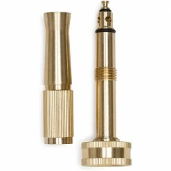 Best Sale 🔥 Morvat Solid Brass Heavy-Duty Twist Garden Hose Nozzle, Adjustable Power Sprayer, Fits Standard Hoses, Garden Sprayer (2-Pack) 🌟 -Miracle-Gro Sales Store morvat nozzles wands mor bnozzle 2 2pack a 4f 1000