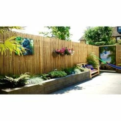 Best Sale 💯 Backyard X-Scapes 3/4 in. D x 3ft. H. x 8 ft. W Natural Bamboo Fence 🤩 -Miracle-Gro Sales Store natural backyard x scapes garden fencing bama bf025 44 1000