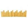 Cheap 🛒 Backyard X-Scapes 96 in. L x 1.25 in. W x 12 in. H Bamboo Natural Border Edging (2-Pieces/Case) 😍