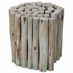 Promo 🎉 Backyard X-Scapes 72 in. L x 12 in. H Eucalyptus Wood Solid Log for Landscaping Edging and Lawn Border, Flower Bed Garden 👏
