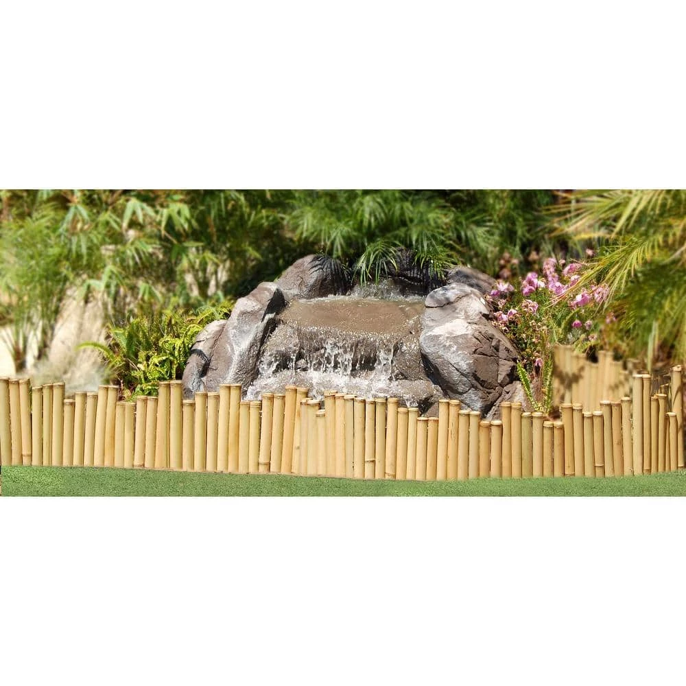 Best Pirce 🌟 Backyard X-Scapes 7/8 in. x 8 in. x 23 in. Natural Bamboo Edging (5-Pieces) 🥰 2 Best Pirce 🌟 Backyard X-Scapes 7/8 in. x 8 in. x 23 in. Natural Bamboo Edging (5-Pieces) 🥰 - Image 2