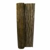 Best Sale ✨ Backyard X-Scapes 1 in. D x 48 in. H x 96 in. L Natural Black Bamboo Fencing Garden Screen Rolled Wood Fence Panel 🎉
