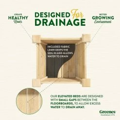 Best reviews of 🥰 Greenes Fence 16 in. L x 16 in. W x 17 in. H Original Cedar Elevated Planter 😍 -Miracle-Gro Sales Store natural greenes fence elevated garden beds rcev161617 44 1000