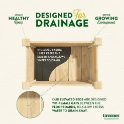 Brand new 🥰 Greenes Fence 32 in. L x 16 in. W x 31 in. H Original Cedar Elevated Garden Bed 🔔 -Miracle-Gro Sales Store natural greenes fence elevated garden beds rcev1632 44 1000