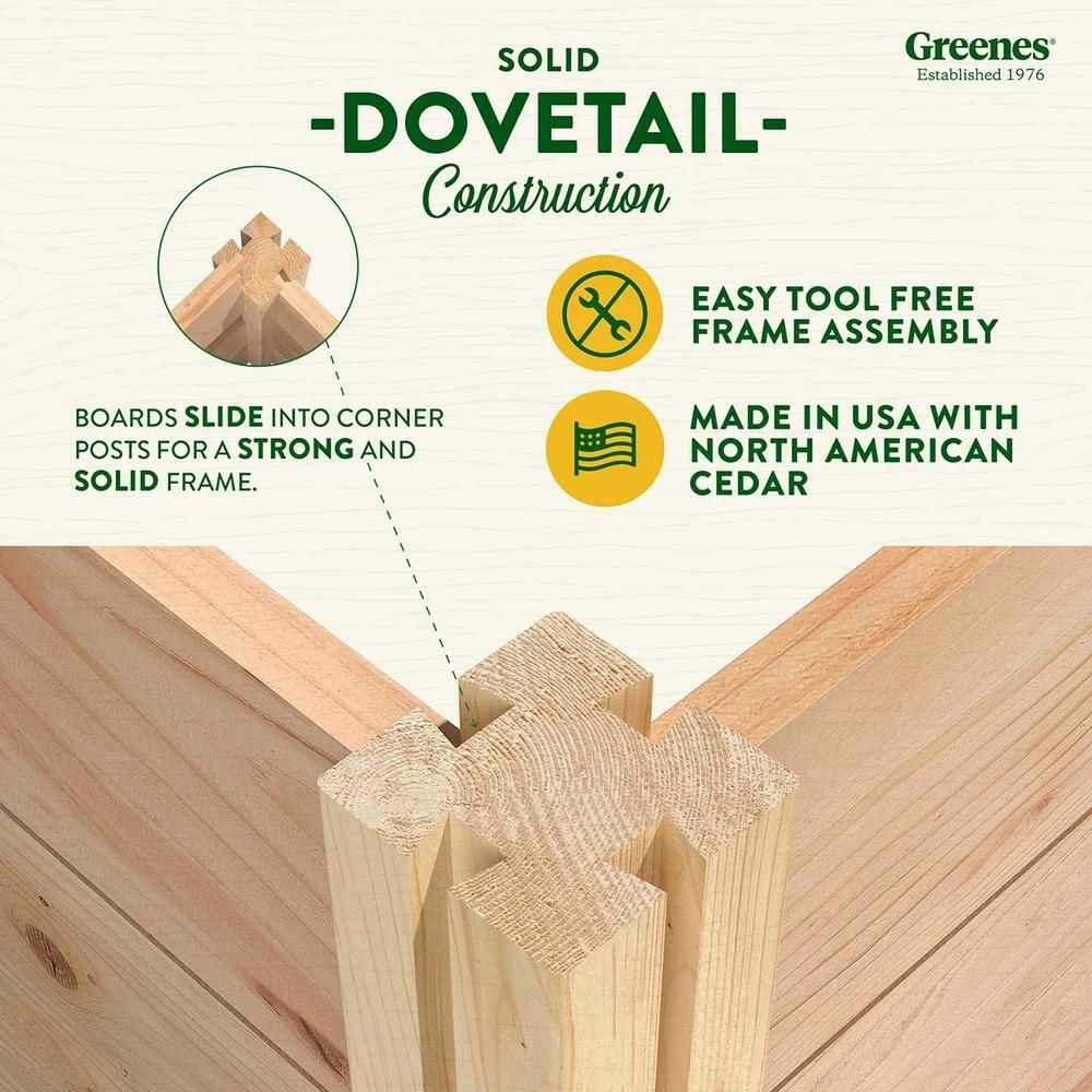 Best Pirce 👍 Greenes Fence 48 in. L x 24 in. W x 19 in. H Premium Cedar Elevated Garden Bed 👏 5 Best Pirce 👍 Greenes Fence 48 in. L x 24 in. W x 19 in. H Premium Cedar Elevated Garden Bed 👏 - Image 5