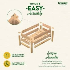 Best Pirce 👍 Greenes Fence 48 in. L x 24 in. W x 19 in. H Premium Cedar Elevated Garden Bed 👏 11 Best Pirce 👍 Greenes Fence 48 in. L x 24 in. W x 19 in. H Premium Cedar Elevated Garden Bed 👏 -Miracle-Gro Sales Store natural greenes fence elevated garden beds rcev244819p 4f 1000