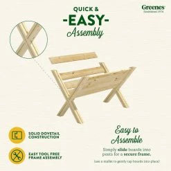 Cheapest ✔️ Greenes Fence V-Shaped Elevated Wood Garden Bed ⭐ 10 Cheapest ✔️ Greenes Fence V-Shaped Elevated Wood Garden Bed ⭐ -Miracle-Gro Sales Store natural greenes fence elevated garden beds rcvs1632 1f 1000