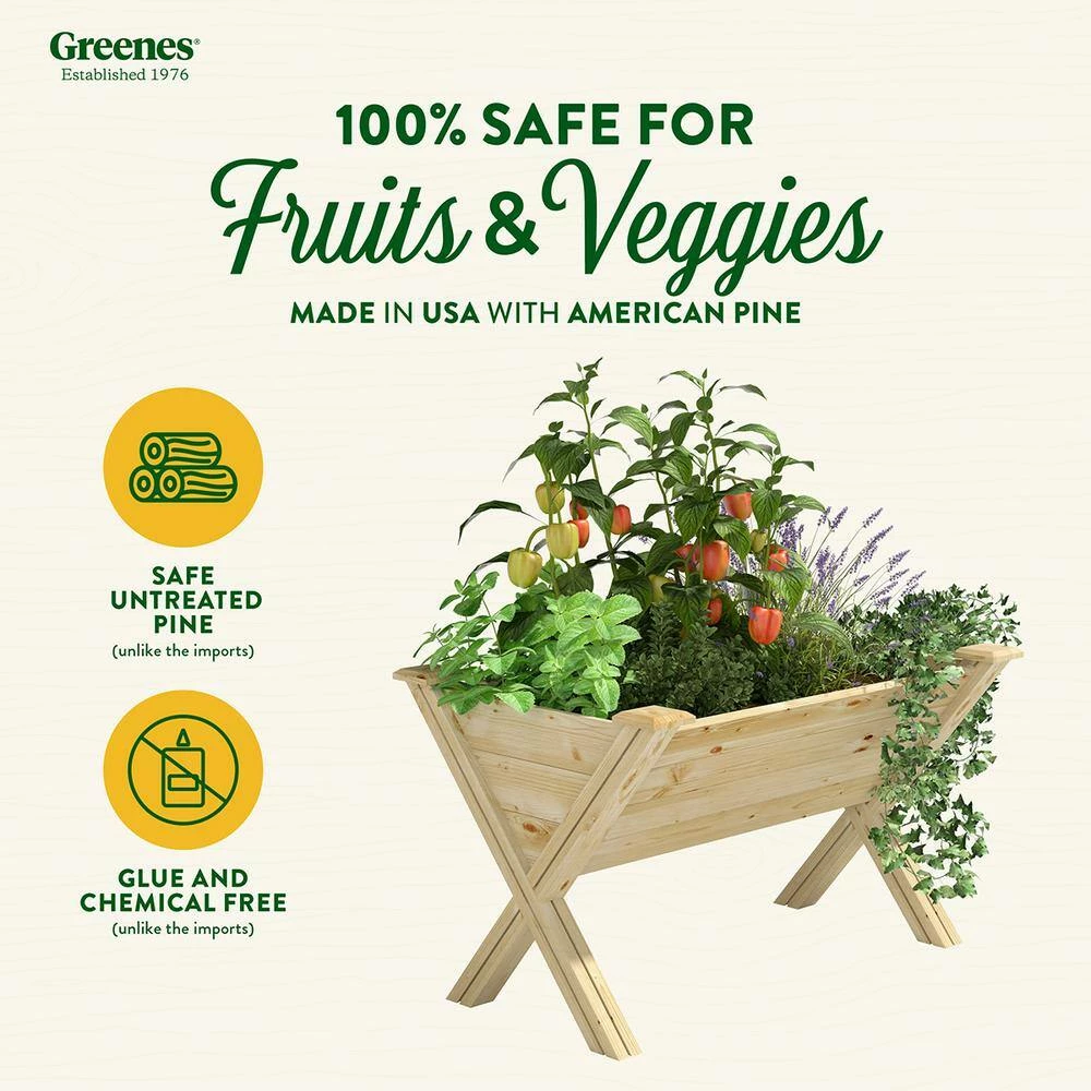 Cheapest ✔️ Greenes Fence V-Shaped Elevated Wood Garden Bed ⭐ 3 Cheapest ✔️ Greenes Fence V-Shaped Elevated Wood Garden Bed ⭐ - Image 3