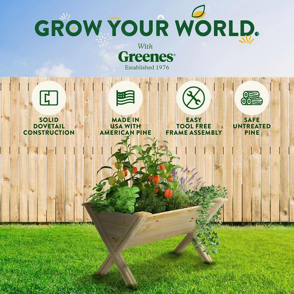 Cheapest ✔️ Greenes Fence V-Shaped Elevated Wood Garden Bed ⭐ 7 Cheapest ✔️ Greenes Fence V-Shaped Elevated Wood Garden Bed ⭐ - Image 7