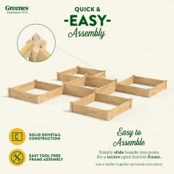 Coupon ๐ Greenes Fence 12 ft. x 12 ft. 80 sq. ft. Original Cedar Raised Garden Bed ๐งจ 11 Coupon ๐ Greenes Fence 12 ft. x 12 ft. 80 sq. ft. Original Cedar Raised Garden Bed ๐งจ -Miracle-Gro Sales Store natural greenes fence raised planter boxes rc12t8s64b 4f 1000