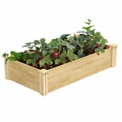 Cheap 🧨 Greenes Fence 2 ft. x 4 ft. x 10.5 in. Original Cedar Raised Garden Bed 👍