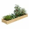 Outlet ✔️ Greenes Fence 2 ft. x 8 ft. x 10.5 in. Original Cedar Raised Garden Bed 🎁