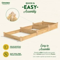 Best reviews of 🧨 Greenes Fence 4 ft. x 12 ft. Stair-Step Original Cedar Raised Garden Bed ⭐ 11 Best reviews of 🧨 Greenes Fence 4 ft. x 12 ft. Stair-Step Original Cedar Raised Garden Bed ⭐ -Miracle-Gro Sales Store natural greenes fence raised planter boxes rc2t10s31b 4f 1000