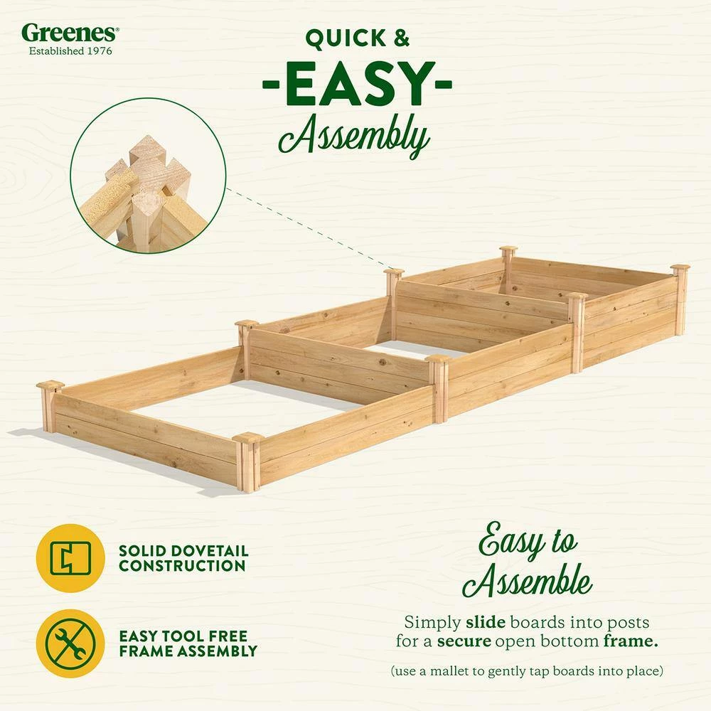 Best reviews of 🧨 Greenes Fence 4 ft. x 12 ft. Stair-Step Original Cedar Raised Garden Bed ⭐ 4 Best reviews of 🧨 Greenes Fence 4 ft. x 12 ft. Stair-Step Original Cedar Raised Garden Bed ⭐ - Image 4