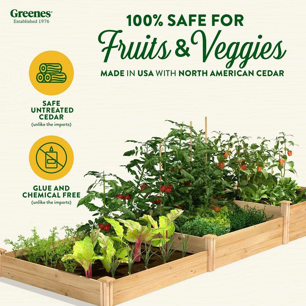Best reviews of 🧨 Greenes Fence 4 ft. x 12 ft. Stair-Step Original Cedar Raised Garden Bed ⭐ 3 Best reviews of 🧨 Greenes Fence 4 ft. x 12 ft. Stair-Step Original Cedar Raised Garden Bed ⭐ - Image 3