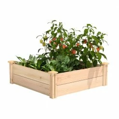 Deals 🤩 Greenes Fence 3 ft. x 3 ft. x 11 in. Premium Cedar Raised Garden Bed 🌟