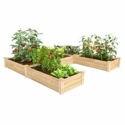 Flash Sale 😉 Greenes Fence 8 ft. x 8 ft. x 10.5 in. Original Cedar U-Shaped Raised Garden Bed ✨