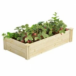Hot Sale 💯 Greenes Fence 2 ft. x 4 ft. x 10.5 in. Original Pine Raised Garden Bed 💯