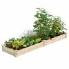 Promo 💯 Greenes Fence 2 ft. x 8 ft. x 7 in. Original Pine Raised Garden Bed 🌟