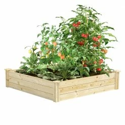 Best deal ๐ Greenes Fence 4 ft. x 4 ft. x 10.5 in. Original Pine Raised Garden Bed ๐