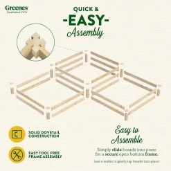 Best deal 🥰 Greenes Fence 4 ft. x 12 ft. 2-Tiers Original Pine Raised Garden Bed 😍 -Miracle-Gro Sales Store natural greenes fence raised planter boxes rcp4t4s24b 4f 1000