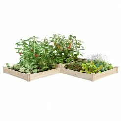 Best deal ๐ฅฐ Greenes Fence 4 ft. x 12 ft. 2-Tiers Original Pine Raised Garden Bed ๐