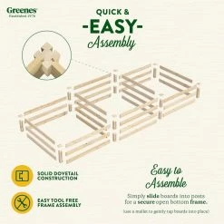 Discount 😍 Greenes Fence 4 ft. x 12 ft. Tall Tiers Original Pine Raised Garden Bed 🤩 11 Discount 😍 Greenes Fence 4 ft. x 12 ft. Tall Tiers Original Pine Raised Garden Bed 🤩 -Miracle-Gro Sales Store natural greenes fence raised planter boxes rcp4t8s34b 4f 1000