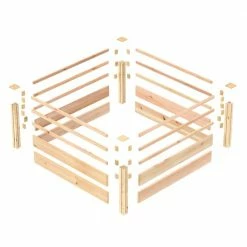 Top 10 😉 Miracle-Gro 48 in. L x 48 in. W x 11 in. H Cedar Raised Garden Bed with Corral Sides 🤩 -Miracle-Gro Sales Store natural miracle gro raised planter boxes rcmg4411cor 4f 1000