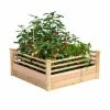 Top 10 😉 Miracle-Gro 48 in. L x 48 in. W x 11 in. H Cedar Raised Garden Bed with Corral Sides 🤩