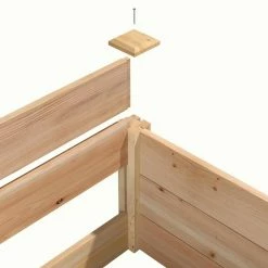 Top 10 😉 Miracle-Gro 48 in. L x 48 in. W x 11 in. H Cedar Raised Garden Bed with Corral Sides 🤩 -Miracle-Gro Sales Store natural miracle gro raised planter boxes rcmg4411cor fa 1000