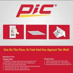 Flash Sale ⌛ PIC Glue Large Rat Board Traps (2-Pack/Case) (Total Number of Boards - 48) ⭐ 10 Flash Sale ⌛ PIC Glue Large Rat Board Traps (2-Pack/Case) (Total Number of Boards - 48) ⭐ -Miracle-Gro Sales Store pic animal traps grt 2f h 44 1000