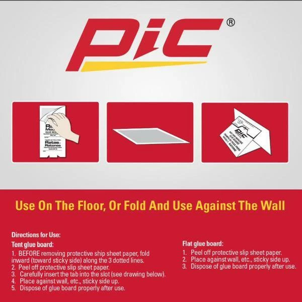 Flash Sale ⌛ PIC Glue Large Rat Board Traps (2-Pack/Case) (Total Number of Boards - 48) ⭐ 5 Flash Sale ⌛ PIC Glue Large Rat Board Traps (2-Pack/Case) (Total Number of Boards - 48) ⭐ - Image 5