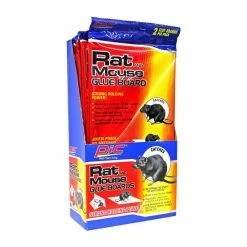 Flash Sale ⌛ PIC Glue Large Rat Board Traps (2-Pack/Case) (Total Number of Boards - 48) ⭐