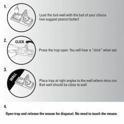 Deals 🌟 PIC Simple Set Mouse Trap (12-Pack) 🛒 -Miracle-Gro Sales Store pic animal traps pmt 2 h 4f 1000