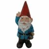 Top 10 👍 Santa's Workshop 10 in. Blue Gnome Watering Garden Statue 🎁