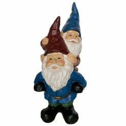 Best deal ❤️ Santa's Workshop 16 in. Piggyback Gnomes 🧨