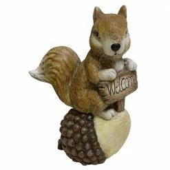 Cheapest 🛒 Santa's Workshop 15 in. Resin Welcome Squirrel 👏