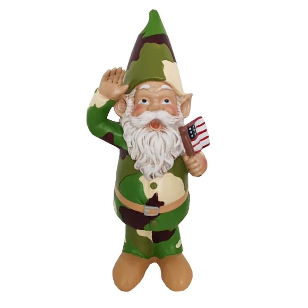 Coupon ๐ฏ Santa's Workshop 12 in. Resin Army Gnome Garden Statue โ๏ธ 1 Coupon ๐ฏ Santa's Workshop 12 in. Resin Army Gnome Garden Statue โ๏ธ