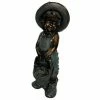 Brand new 🎉 Santa's Workshop 19 in. Boy with Bucket of Flowers Garden Statue 🛒