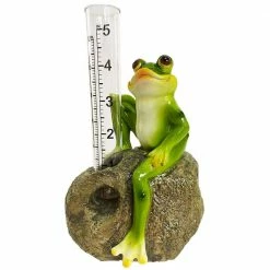 Buy 👏 Santa's Workshop 6" Frog Rain Gauge 🥰