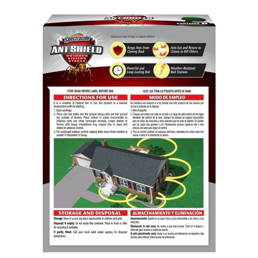 Discount 😉 Spectracide Ant Shield Outdoor Killing Stakes (6-Count) 🥰 2 Discount 😉 Spectracide Ant Shield Outdoor Killing Stakes (6-Count) 🥰 - Image 2