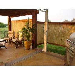 Buy ❤️ Backyard X-Scapes 1 in. D x 72 in. H x 96 in. L Natural Rolled Bamboo Fence Natural Bamboo Fencing Decorative Rolled Wood Fence Panel 😉 -Miracle-Gro Sales Store tan backyard x scapes garden fencing 22 n6 44 1000
