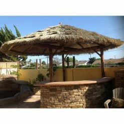 Wholesale 🔔 Backyard X-Scapes 24 in. H x 36 in. L Tahitian Thatch Panel Palapa Cover Tiki Bar Roof Grass Tiki Thatch Roofing Panel (4-Pack) 🧨 -Miracle-Gro Sales Store tan backyard x scapes garden fencing 711pk4 31 1000